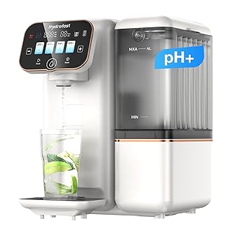 Countertop Reverse Osmosis Water Filter, UV 6 Stage RO Filtration System with Remineralization pH Balance, Portable Water Purifier for Kitchen, RV, Office, No Installation, B100