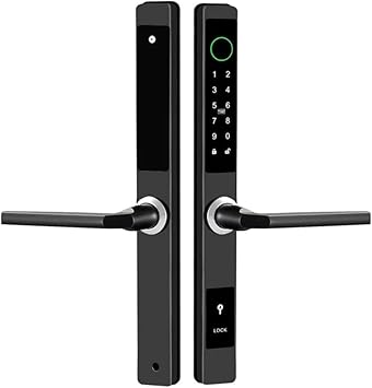 Remote Control Waterproof Smart Fingerprint Password Lock for Outdoor Push Pull Sliding Door