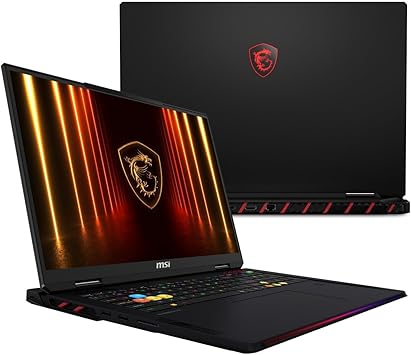 EXCaliberPC [2025] MSI Raider 18 HX AI A2XWJG-452US Pro Extreme (Intel Core Ultra 9 285HX, 64GB RAM, 4TB NVMe SSD, NVIDIA GeForce RTX 5090, 18" QHD+ 240Hz, Windows 11) Gaming Laptop