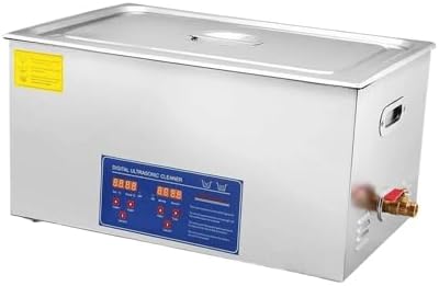 2L Ultrasonic Cleaner - Digital Timer Stainless Steel Jewelry Cleaner for Glasses, Watches, & Bathroom Accessories - High-Efficiency Deep Cleaning Machine for Stain Removal