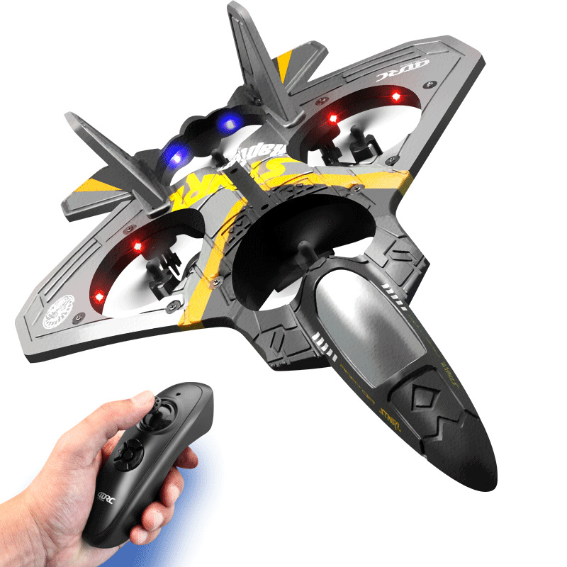 2.4g Radio Epp Foam V17 Quadcopter Air Flying Glider Remote Control Rc Jet Fighter Stunt Plane Airplane Aircraft Drone Model Toy 